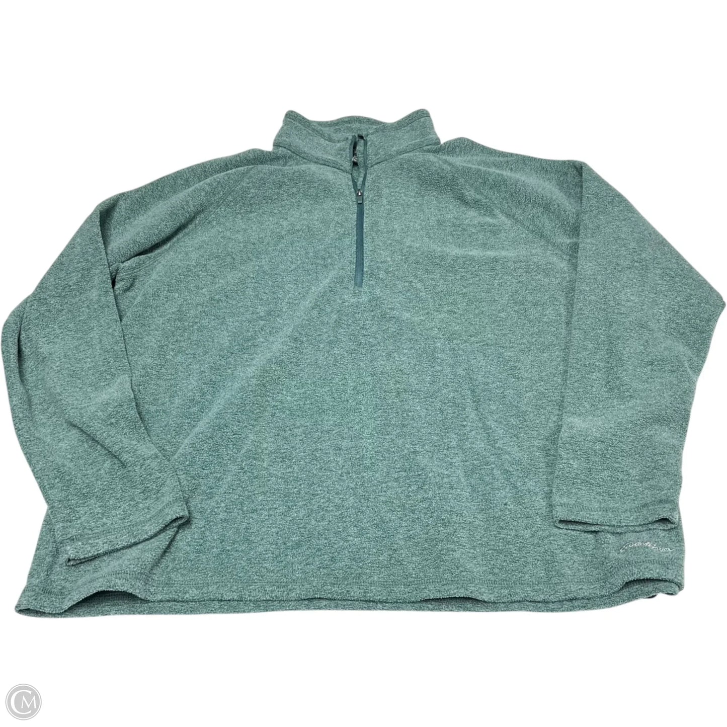 Athletic Jacket By Eddie Bauer In Blue, Size: 2x