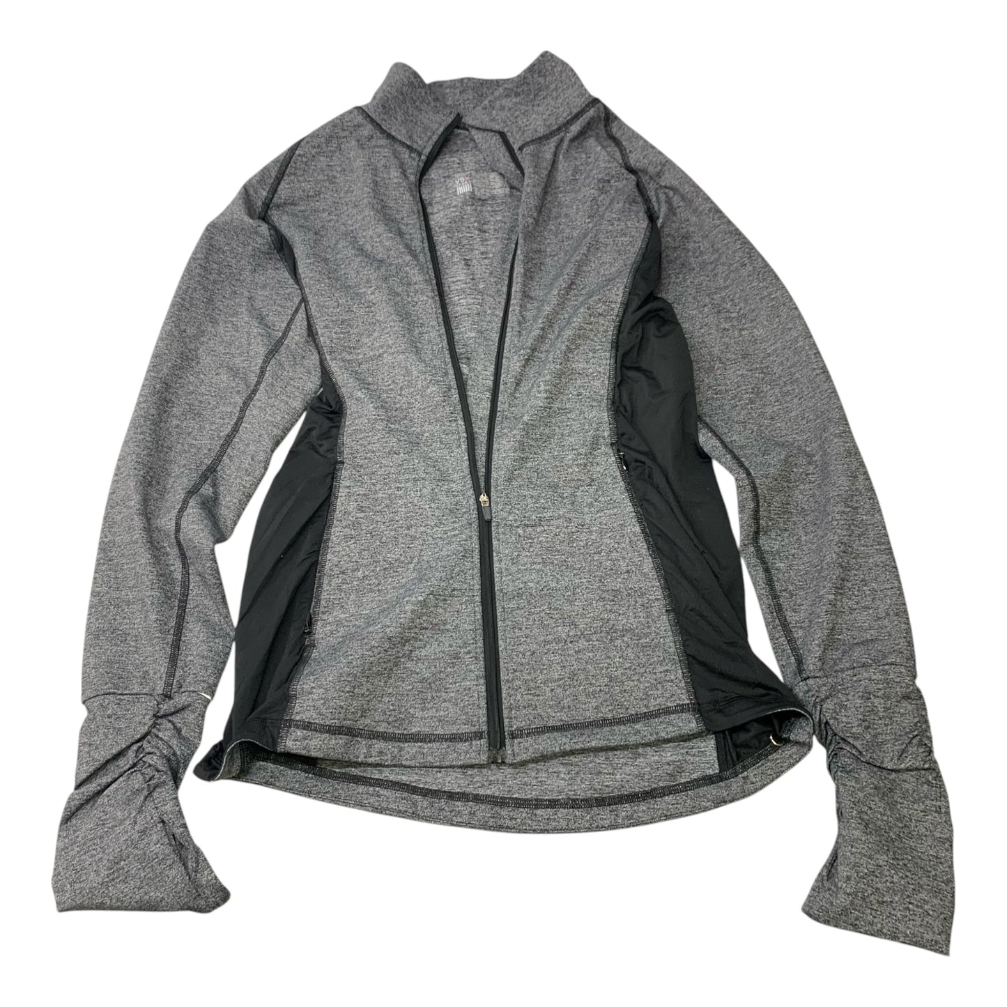 Athletic Jacket By Victorias Secret In Grey, Size: M