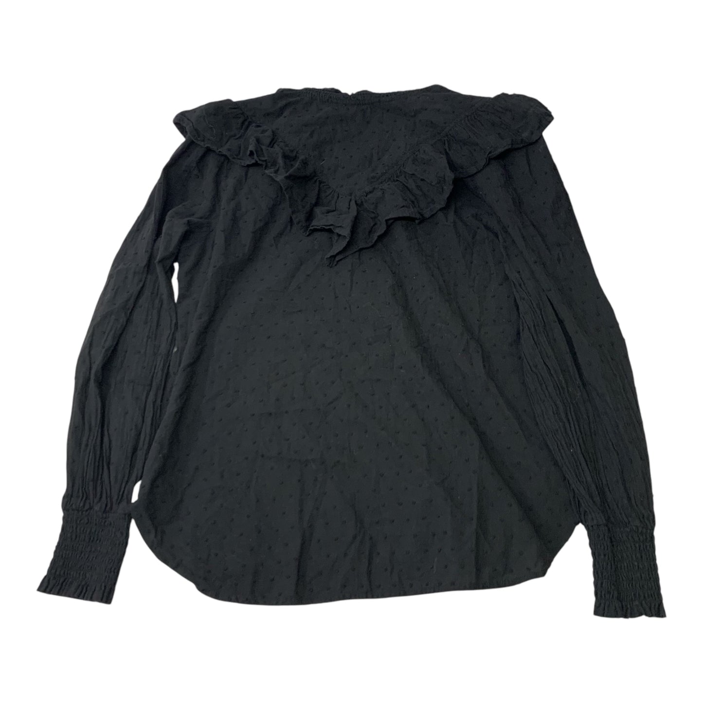 Top Long Sleeve By Loft In Black, Size: M