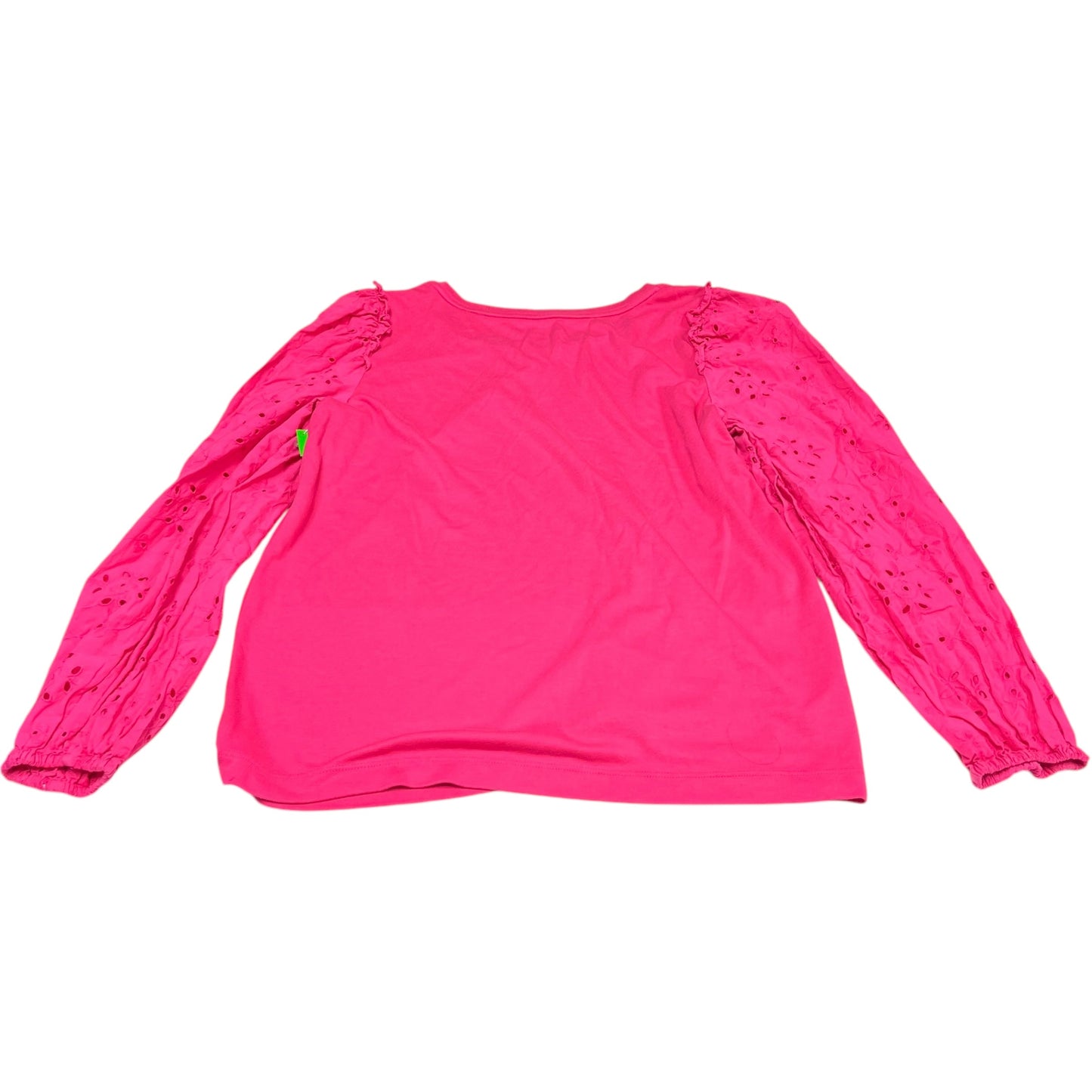 Top Long Sleeve By Loft In Pink, Size: L