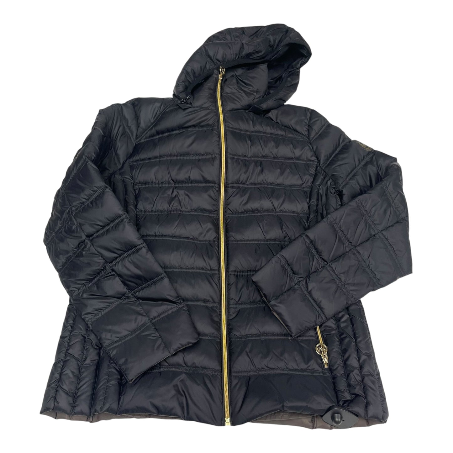 Jacket Puffer & Quilted By Michael By Michael Kors In Black, Size: L