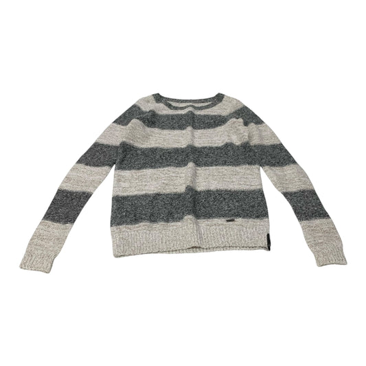 Sweater By Abercrombie And Fitch In Grey & White, Size: S