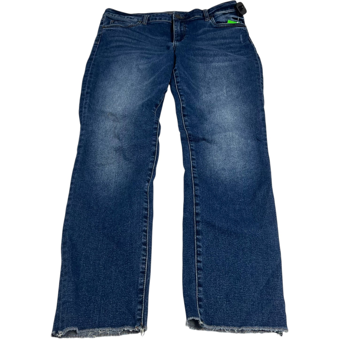 Jeans Straight By Kut In Blue Denim, Size: 12