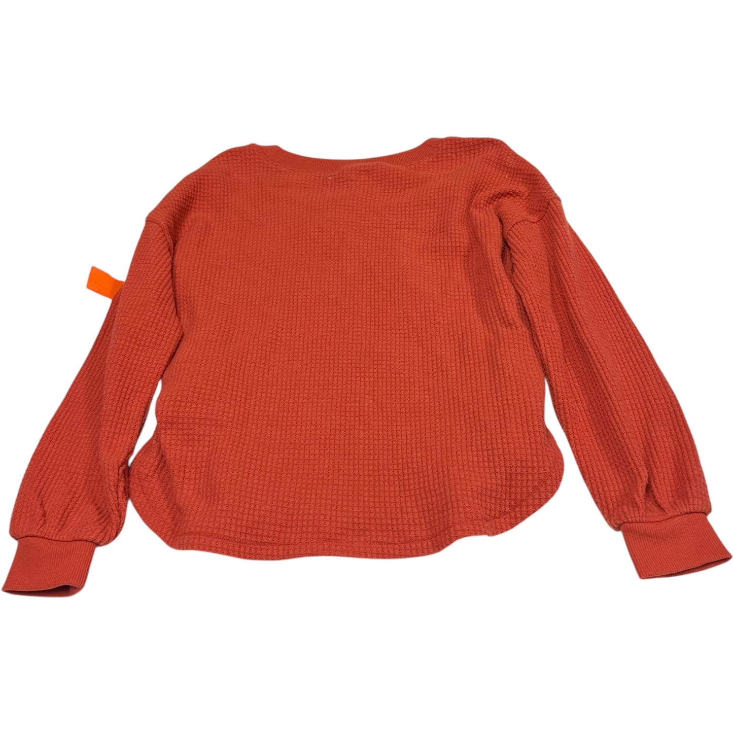 Top Long Sleeve By Madewell In Orange, Size: Xs