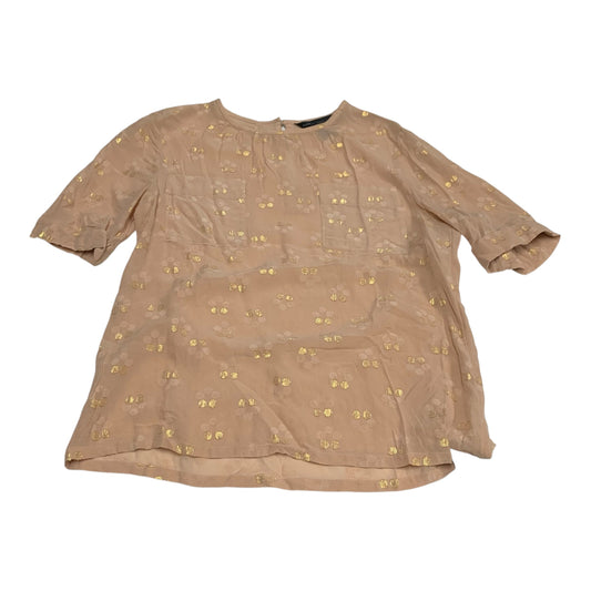 Top Short Sleeve Designer By Marc By Marc Jacobs In Cream, Size: S