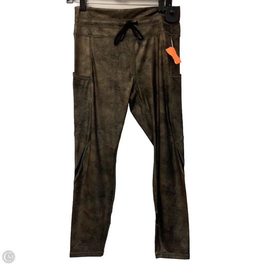 Athletic Leggings Capris By Zyia In Bronze, Size: M