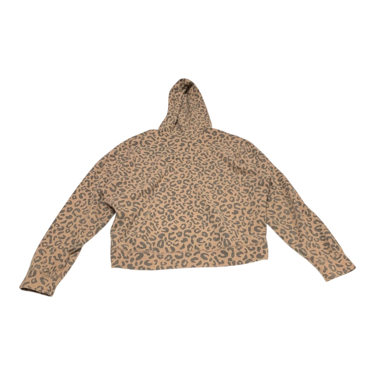 Sweatshirt Hoodie By Abercrombie And Fitch In Animal Print, Size: M