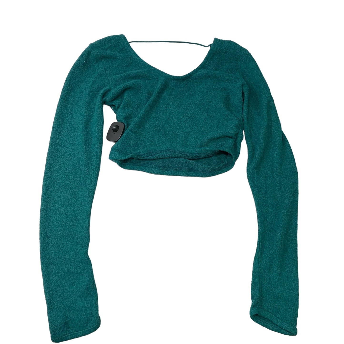 Top Long Sleeve By Urban Outfitters In Green, Size: M