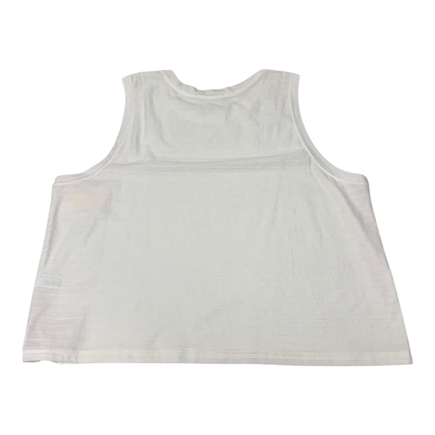 Top Sleeveless By Marine Layer In White, Size: L