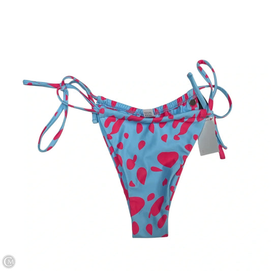 Swimsuit Bottom By Clothes Mentor In Blue & Pink, Size: S