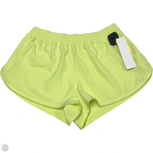 Athletic Shorts By Lululemon In Yellow, Size: M