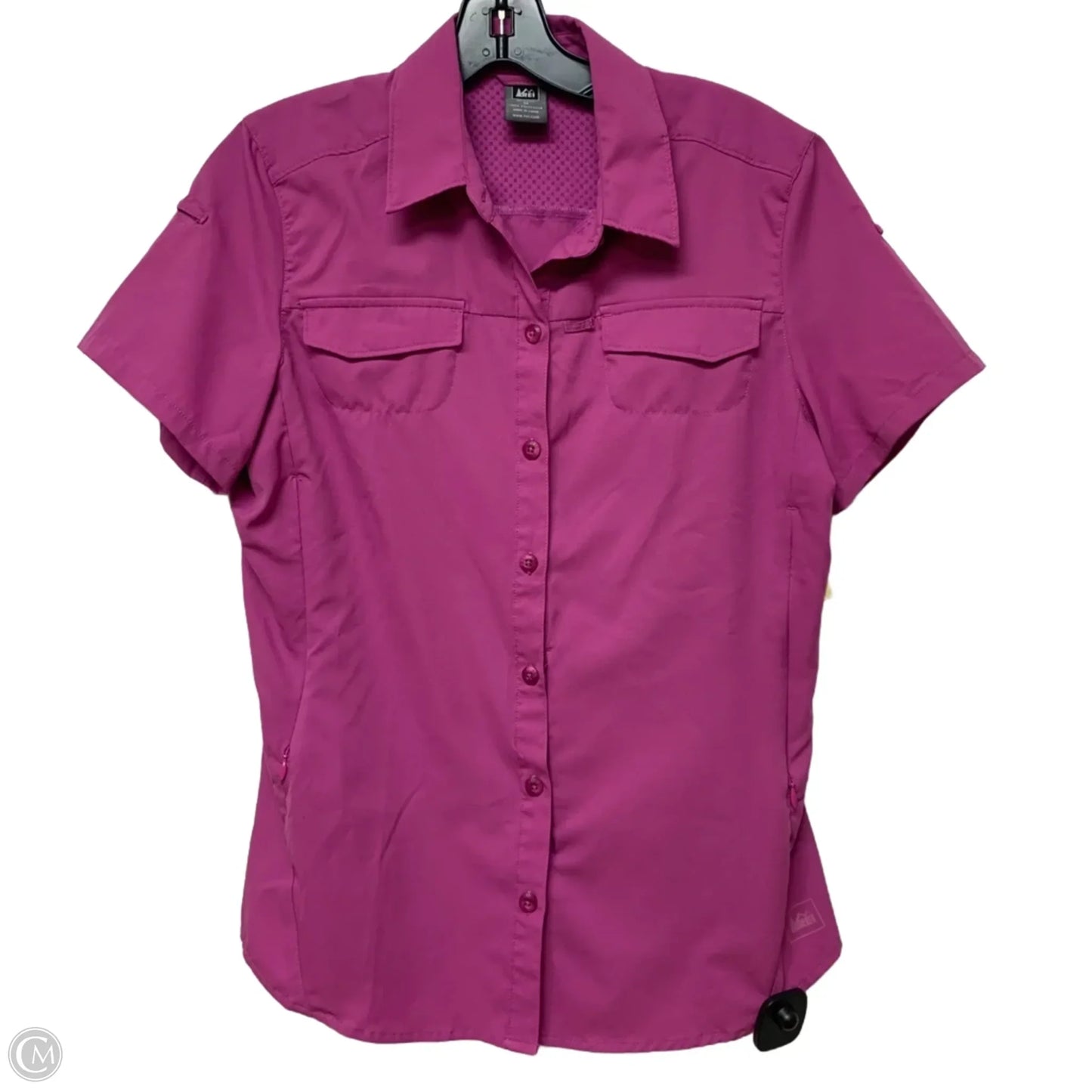 Athletic Top Short Sleeve By Rei In Purple, Size: M