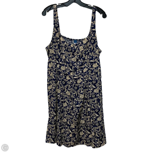 Dress Casual Short By Old Navy In Blue & Brown, Size: Xl