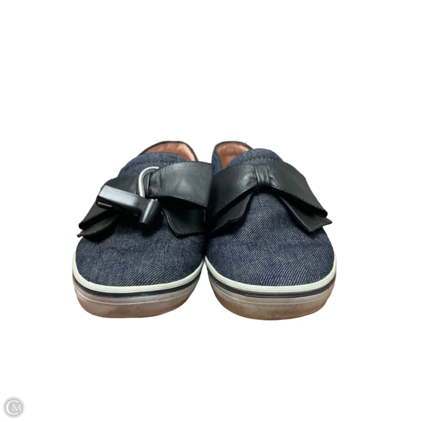 Shoes Designer By Kate Spade In Blue Denim, Size: 8