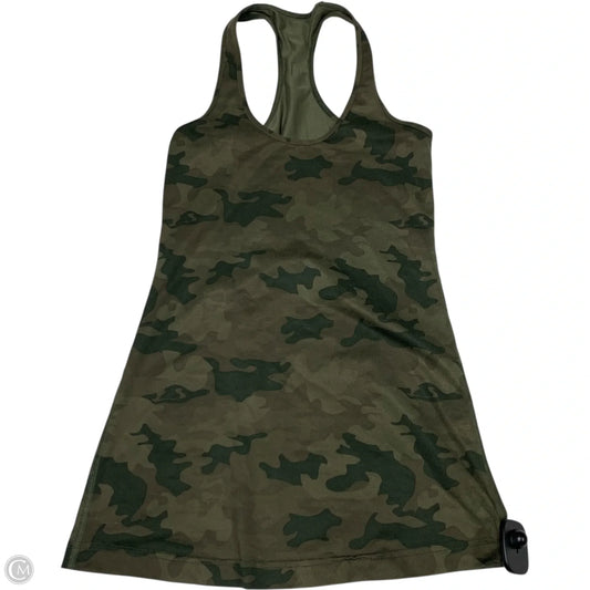 Athletic Tank Top By Lululemon In Camouflage Print, Size: S