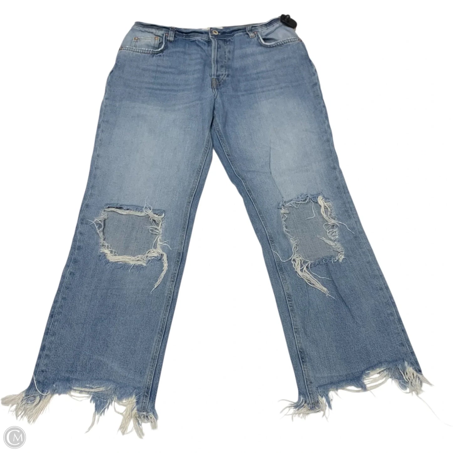 Jeans Straight By We The Free In Blue Denim, Size: 6