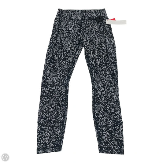Athletic Leggings By Lululemon In Black & White, Size: S