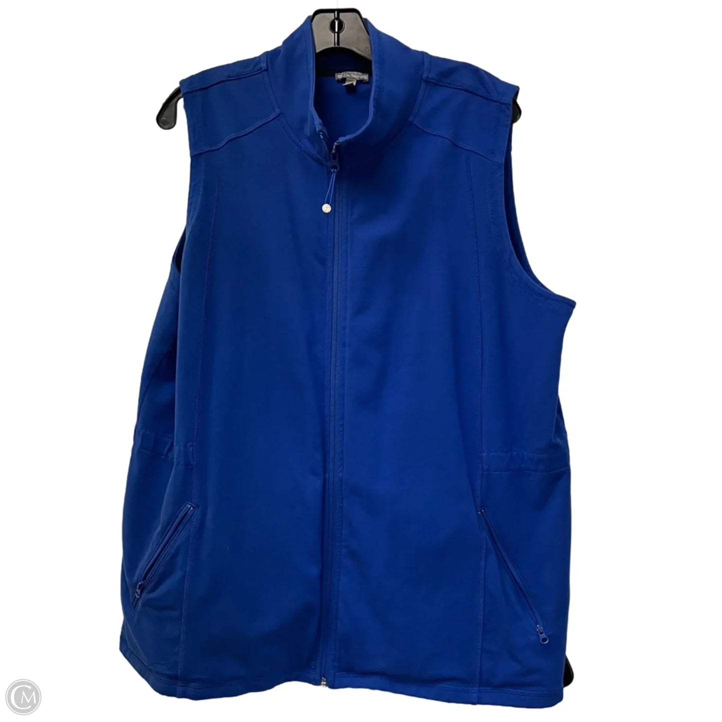 Vest Other By Talbots In Blue, Size: 2x