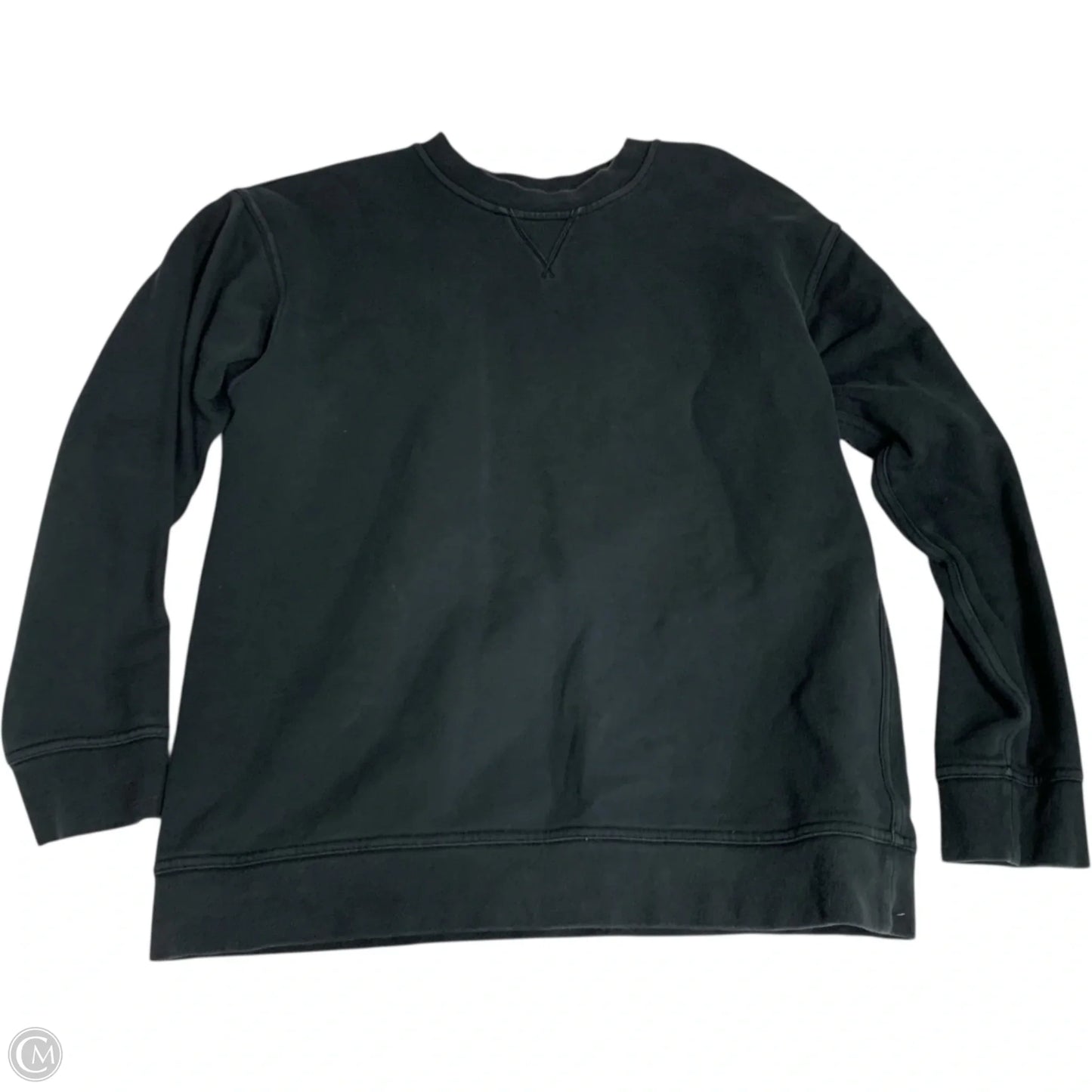 Athletic Sweatshirt Crewneck By Lululemon In Black, Size: L