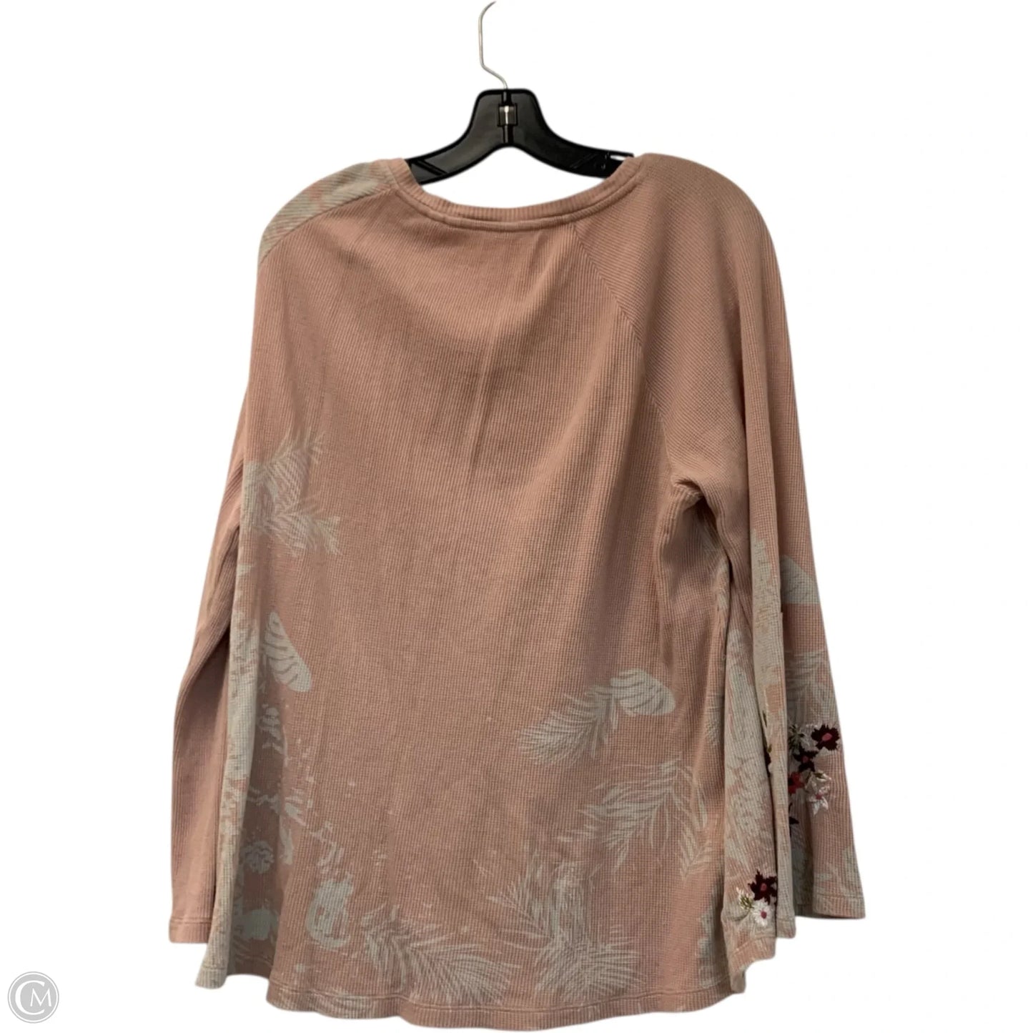 Top Long Sleeve By Soft Surroundings In Pink, Size: Xl
