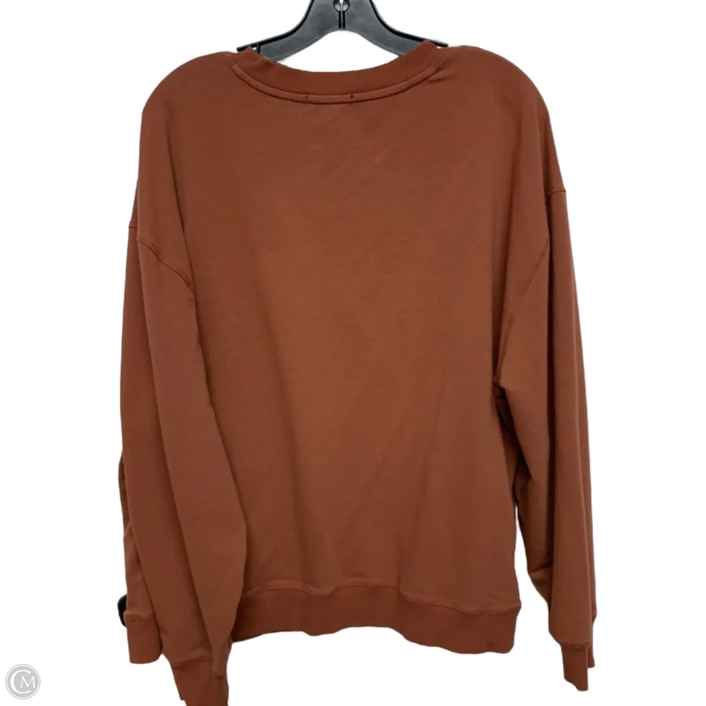 Sweatshirt Crewneck By Kensie In Brown, Size: Xl