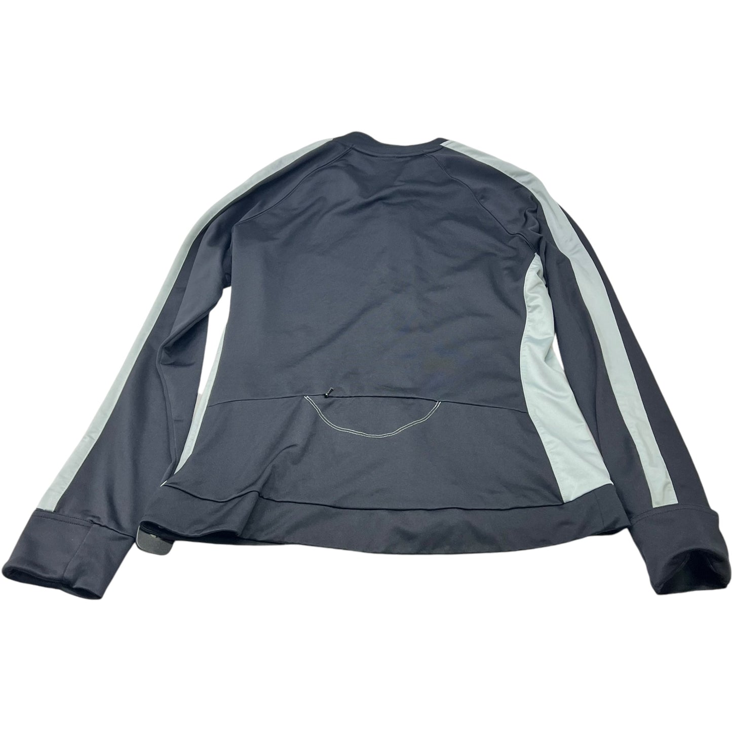 Athletic Jacket By Alo In Black & Grey, Size: Xl