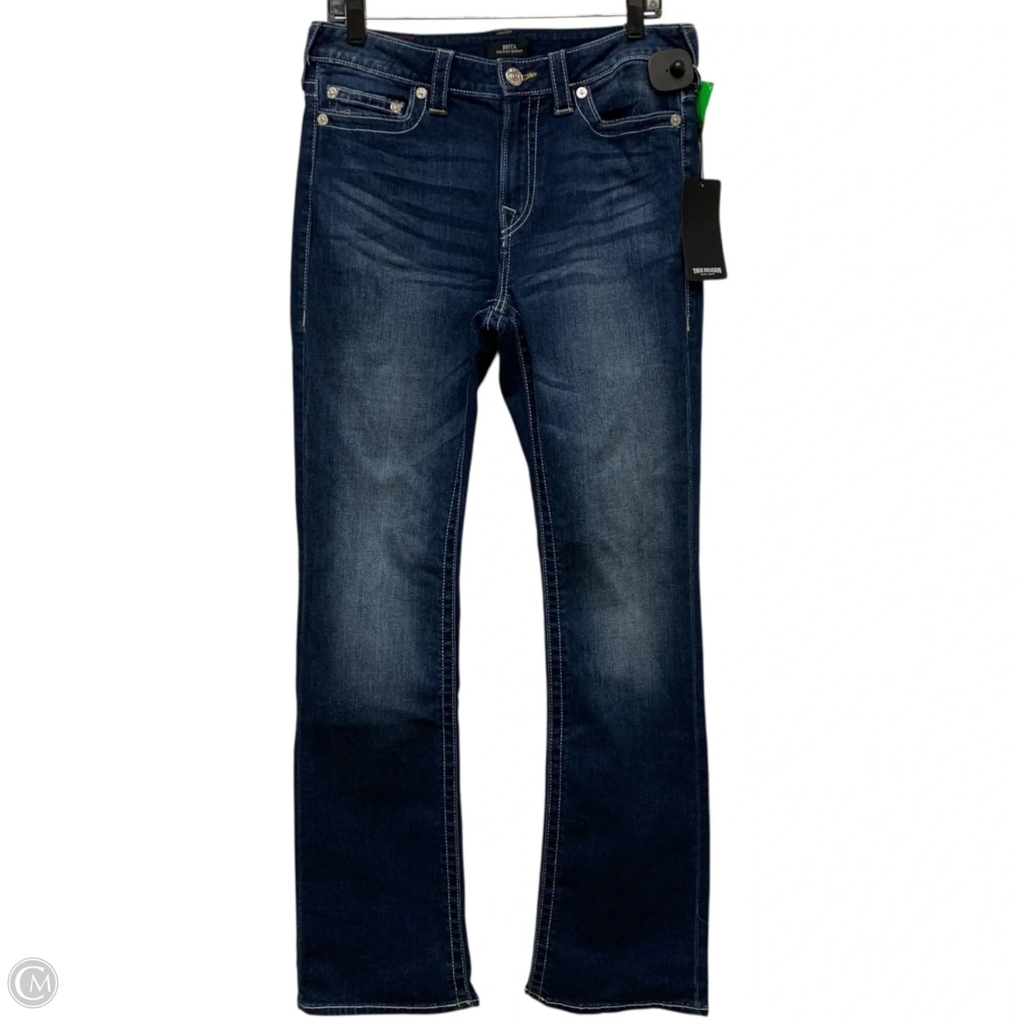 Jeans Boot Cut By True Religion In Blue Denim, Size: 12