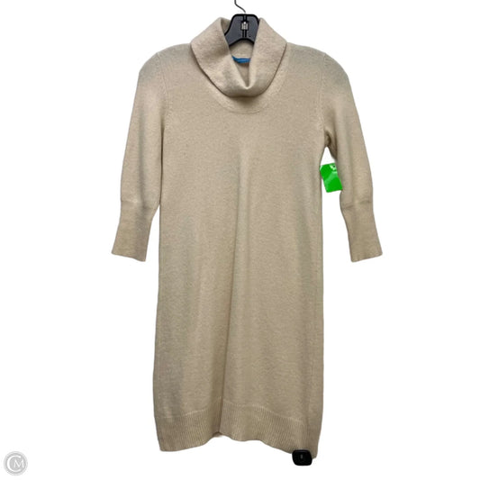 Dress Sweater By White And Warren In Cream, Size: S