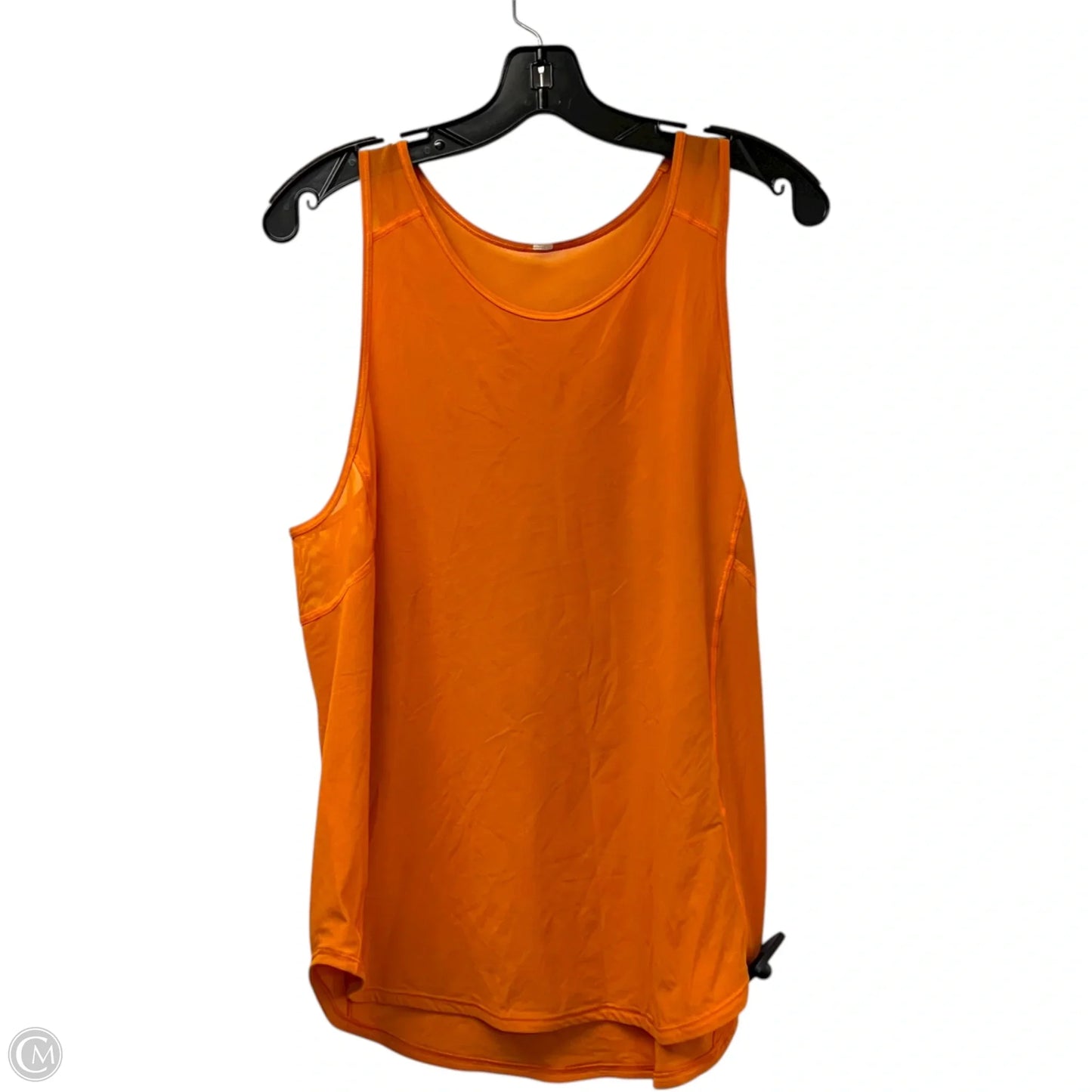 Athletic Tank Top By Lululemon In Orange, Size: M