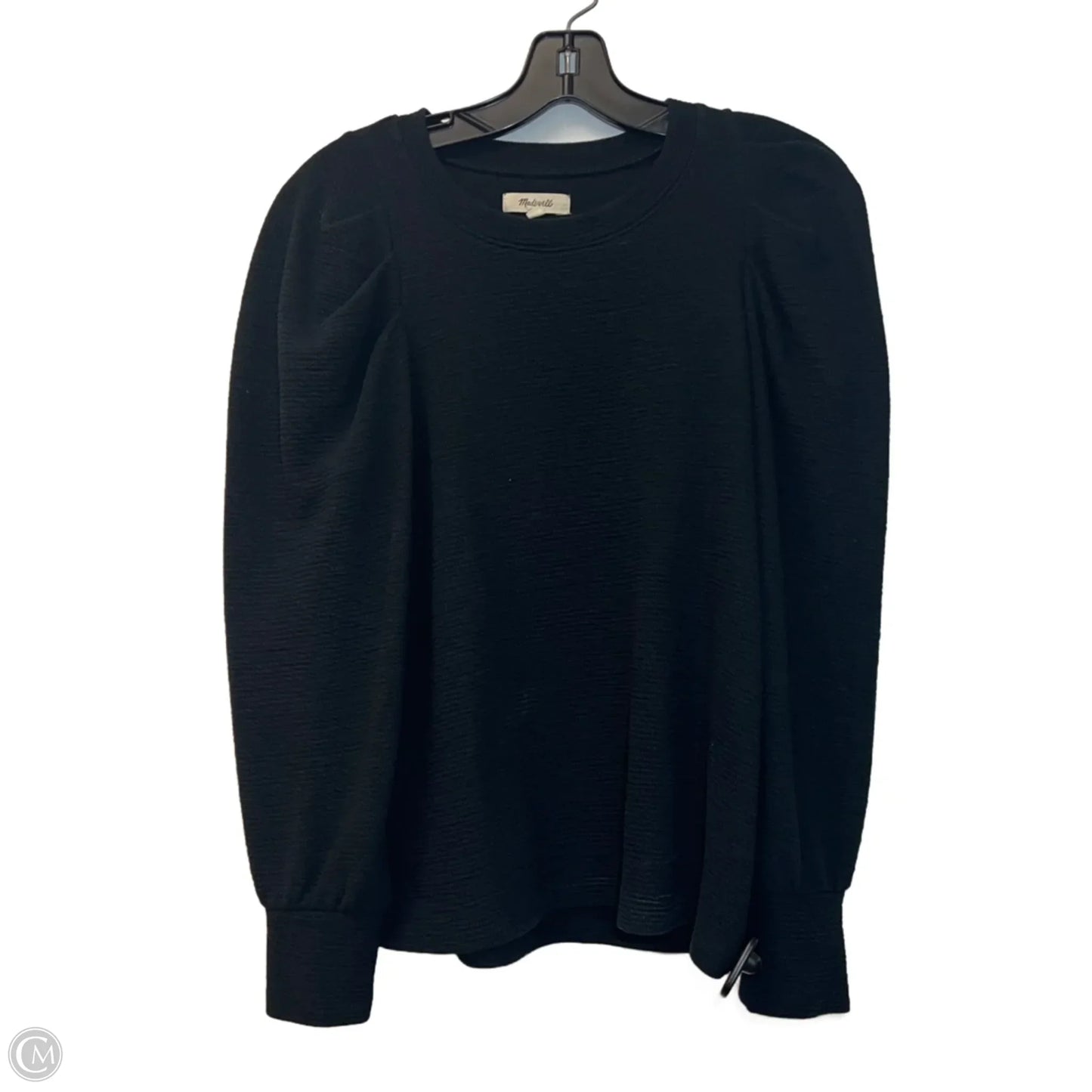 Top Long Sleeve By Madewell In Black, Size: S