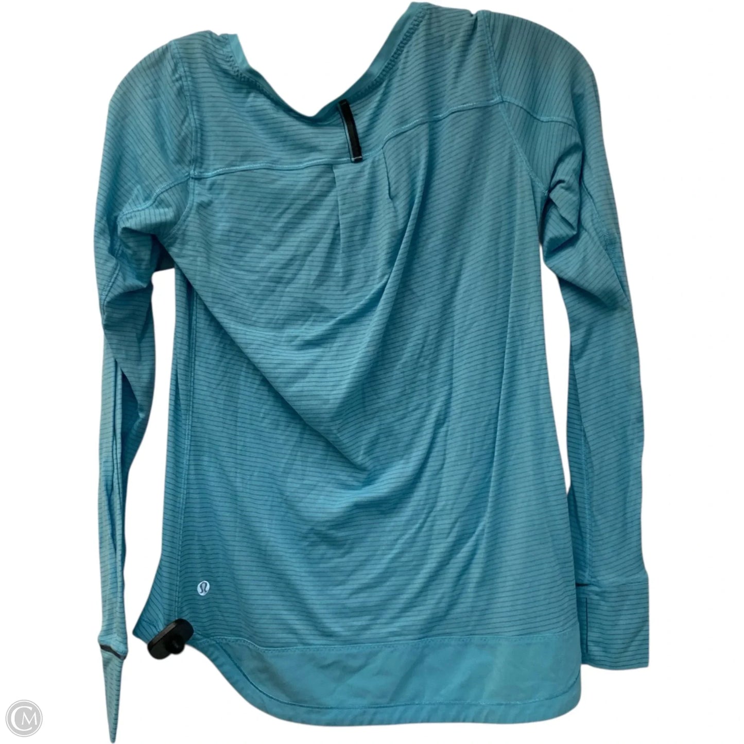 Athletic Top Long Sleeve Crewneck By Lululemon In Blue, Size: S