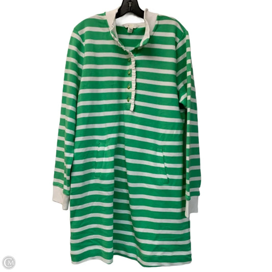 Dress Designer By Lilly Pulitzer In Green & White, Size: Xl