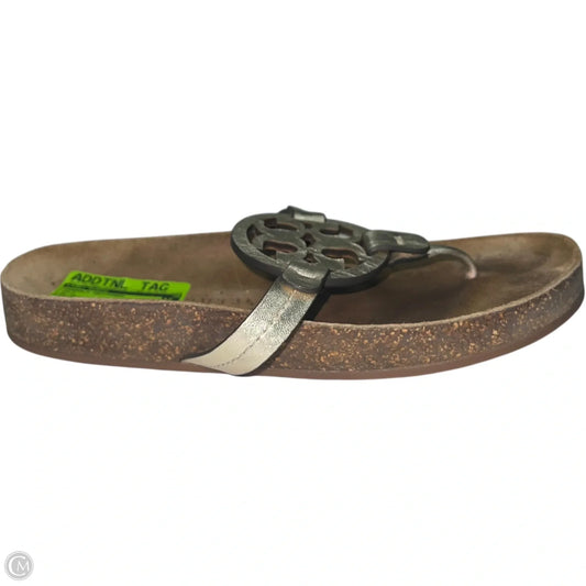 Sandals Designer By Tory Burch In Gold, Size: 7.5