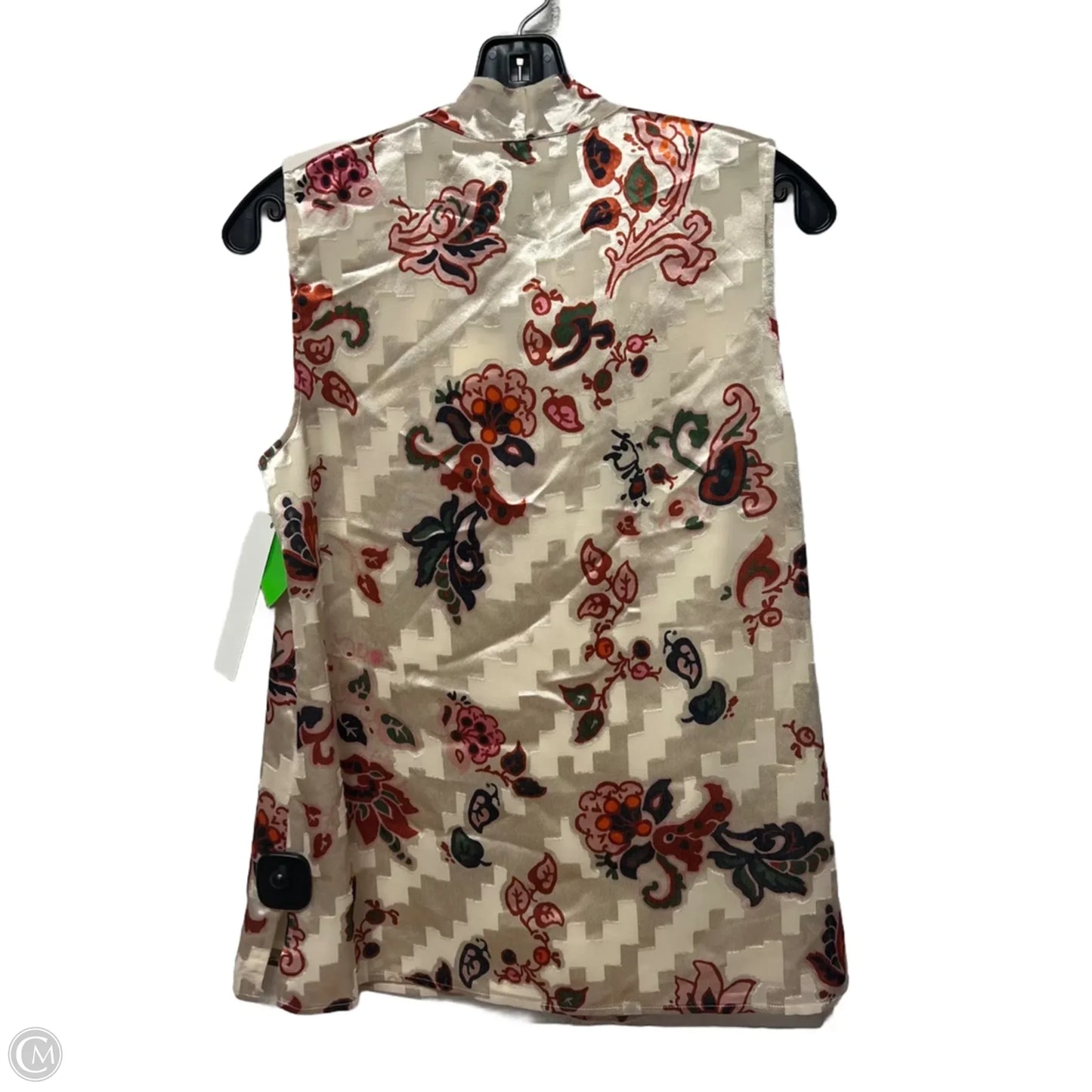 Blouse Designer By Tory Burch In Cream, Size: S