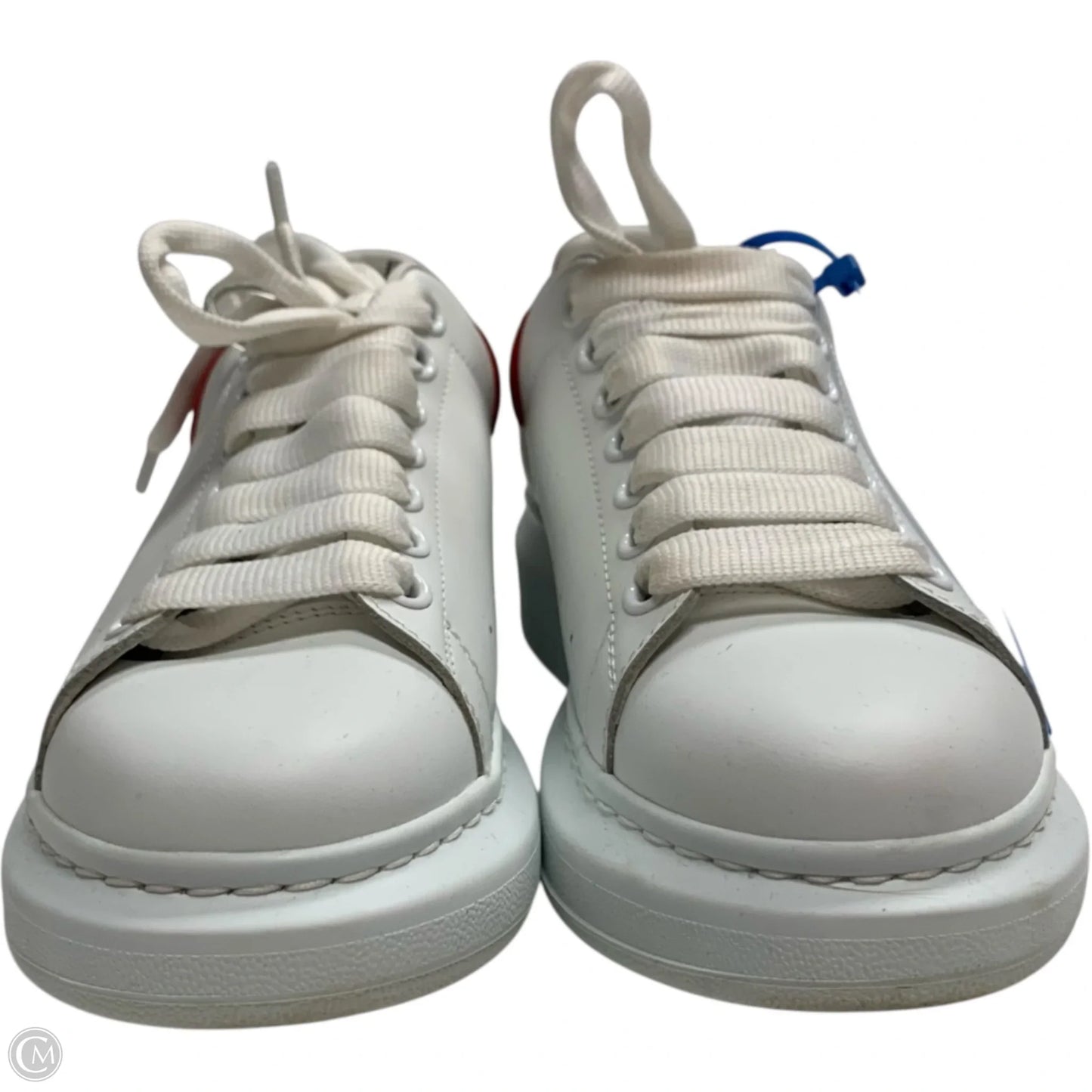 Shoes Luxury Designer By Alexander Mcqueen In Red & White, Size: 8