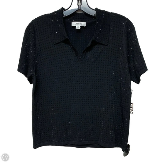 Top Short Sleeve Designer By Jason Wu In Black, Size: S