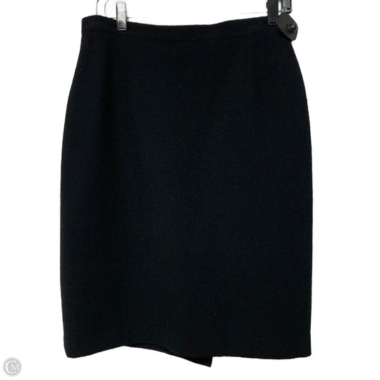 Skirt Luxury Designer By Giorgio Armani In Black, Size: L