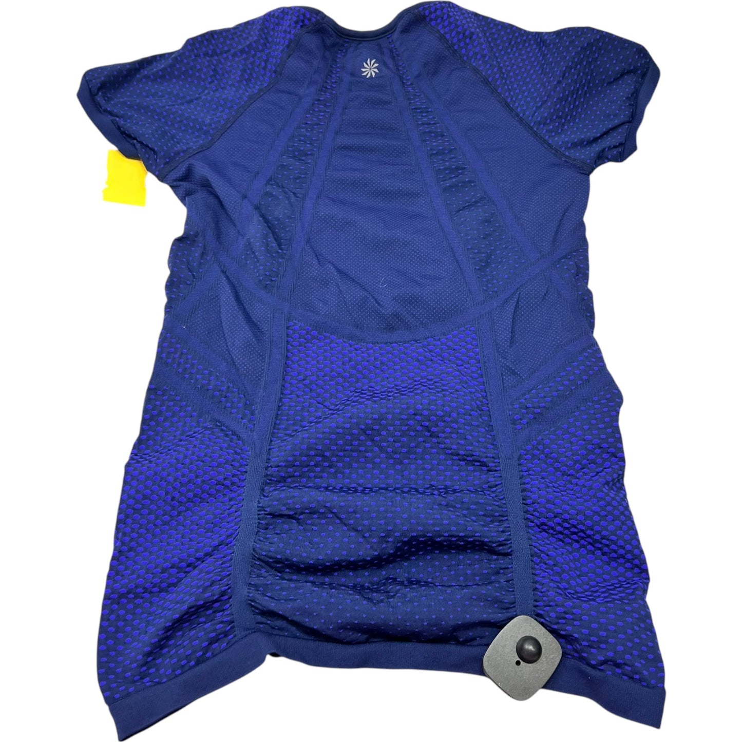 Athletic Top Short Sleeve By Athleta In Blue, Size: S