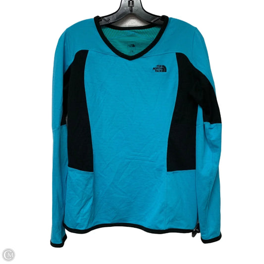 Athletic Top Long Sleeve Crewneck By The North Face In Blue, Size: L