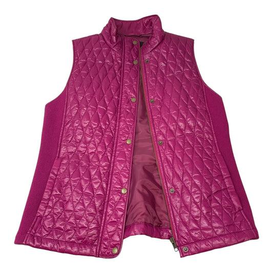 Vest Puffer & Quilted By Talbots In Pink, Size: Xs