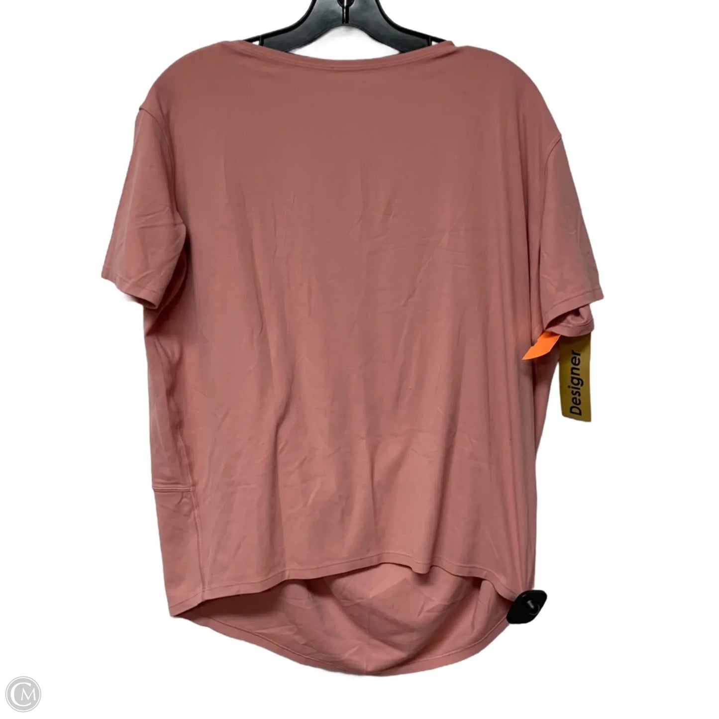 Athletic Top Short Sleeve By Lululemon In Pink, Size: S