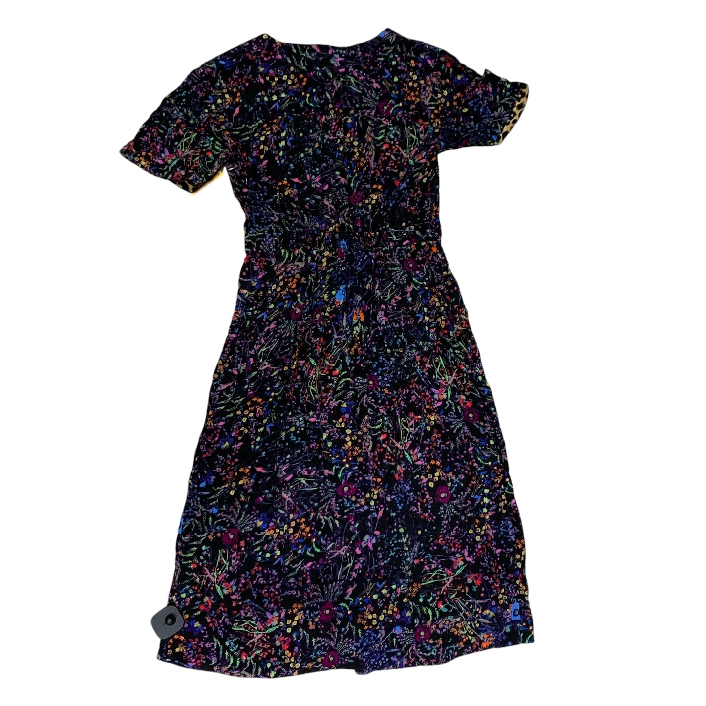 Dress Casual Midi By Maeve In Black & Purple, Size: Xs