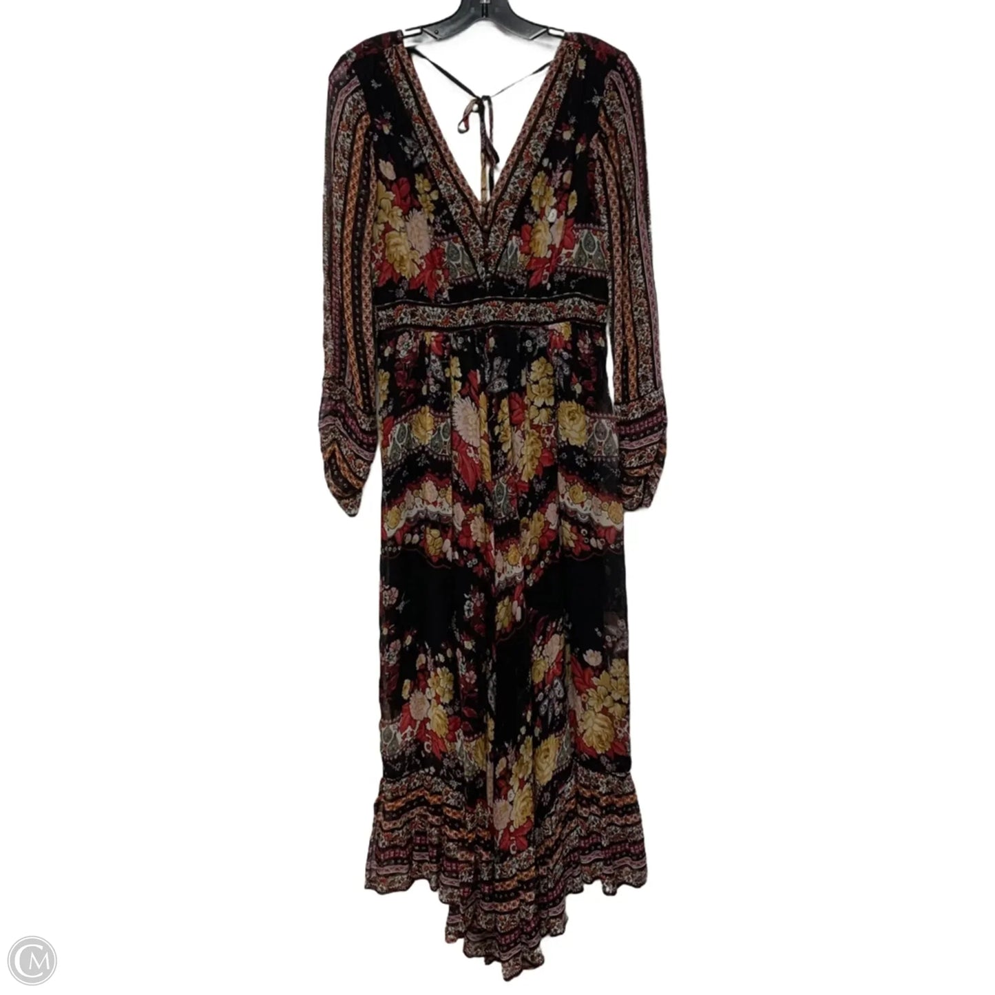Dress Casual Maxi By Anthropologie In Floral Print, Size: Xs