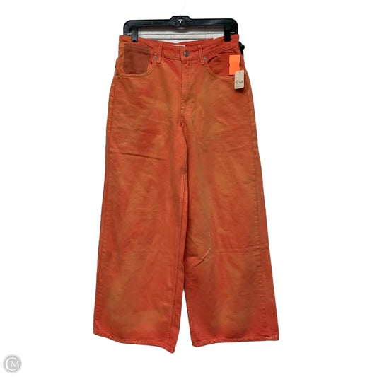 Jeans Wide Leg By We The Free In Orange, Size: 4