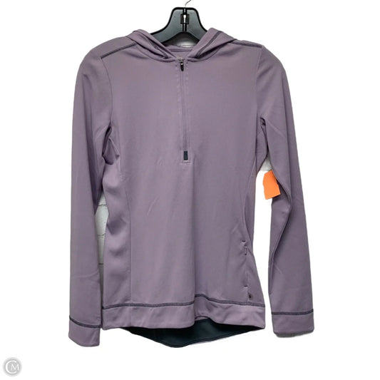 Athletic Top Long Sleeve Hoodie By Alo In Purple, Size: S