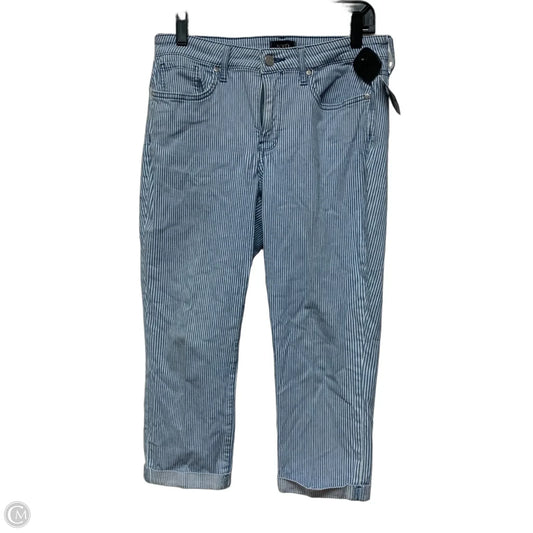 Jeans Cropped By Not Your Daughters Jeans In Blue Denim, Size: 8p