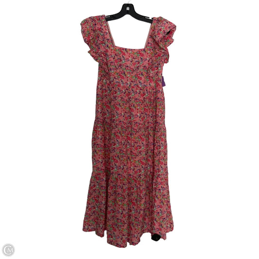 Dress Casual Midi By Crosby In Pink, Size: M