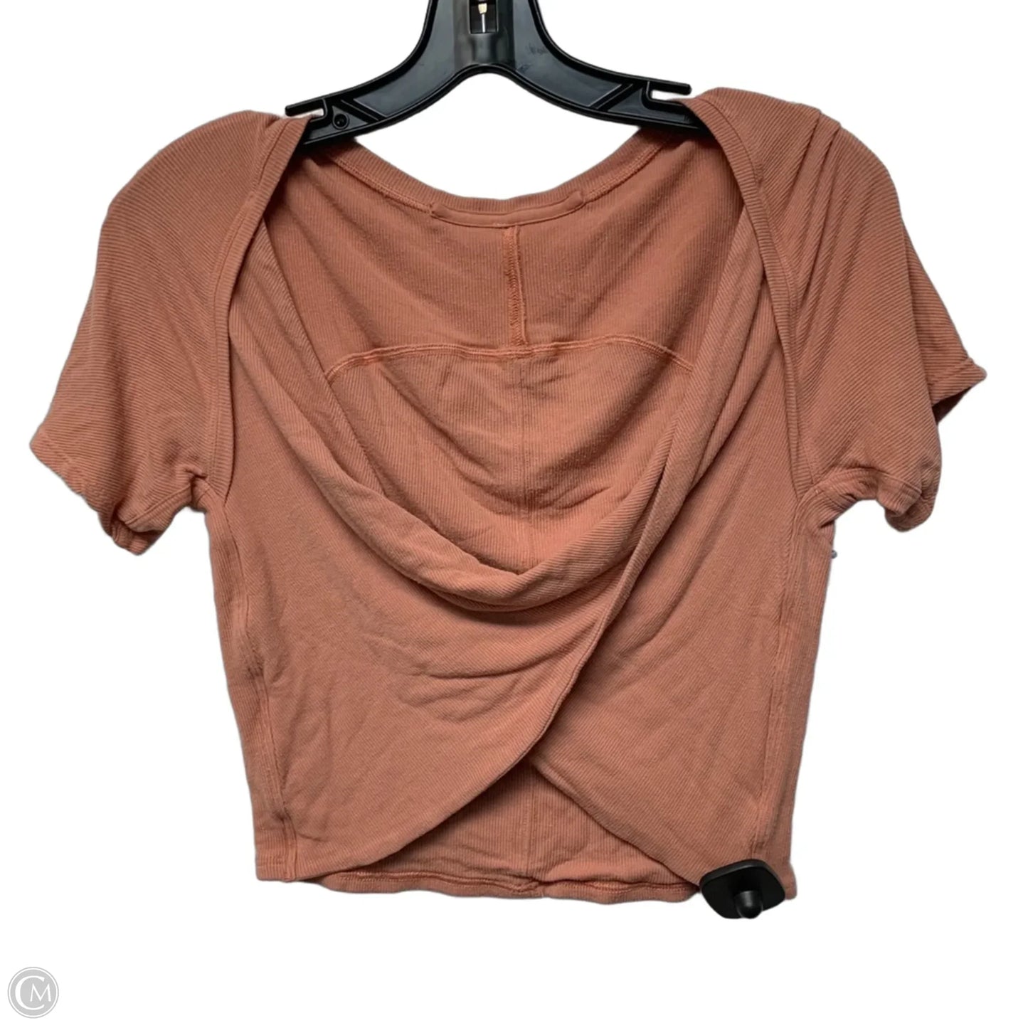 Athletic Top Short Sleeve By Lululemon In Pink, Size: M