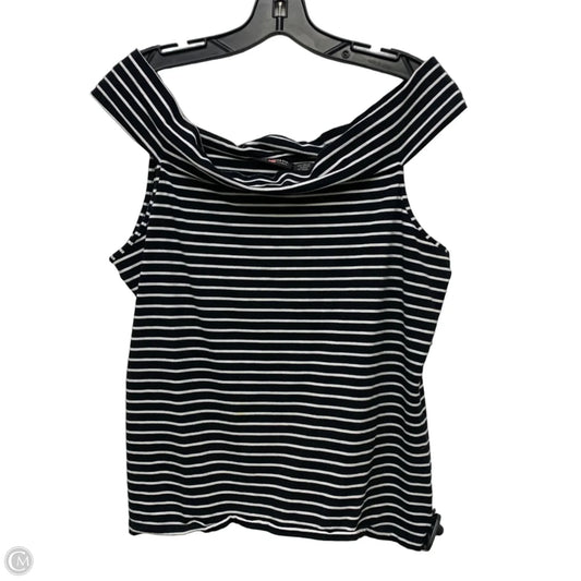 Top Sleeveless By Polo Ralph Lauren In Striped Pattern, Size: Xl
