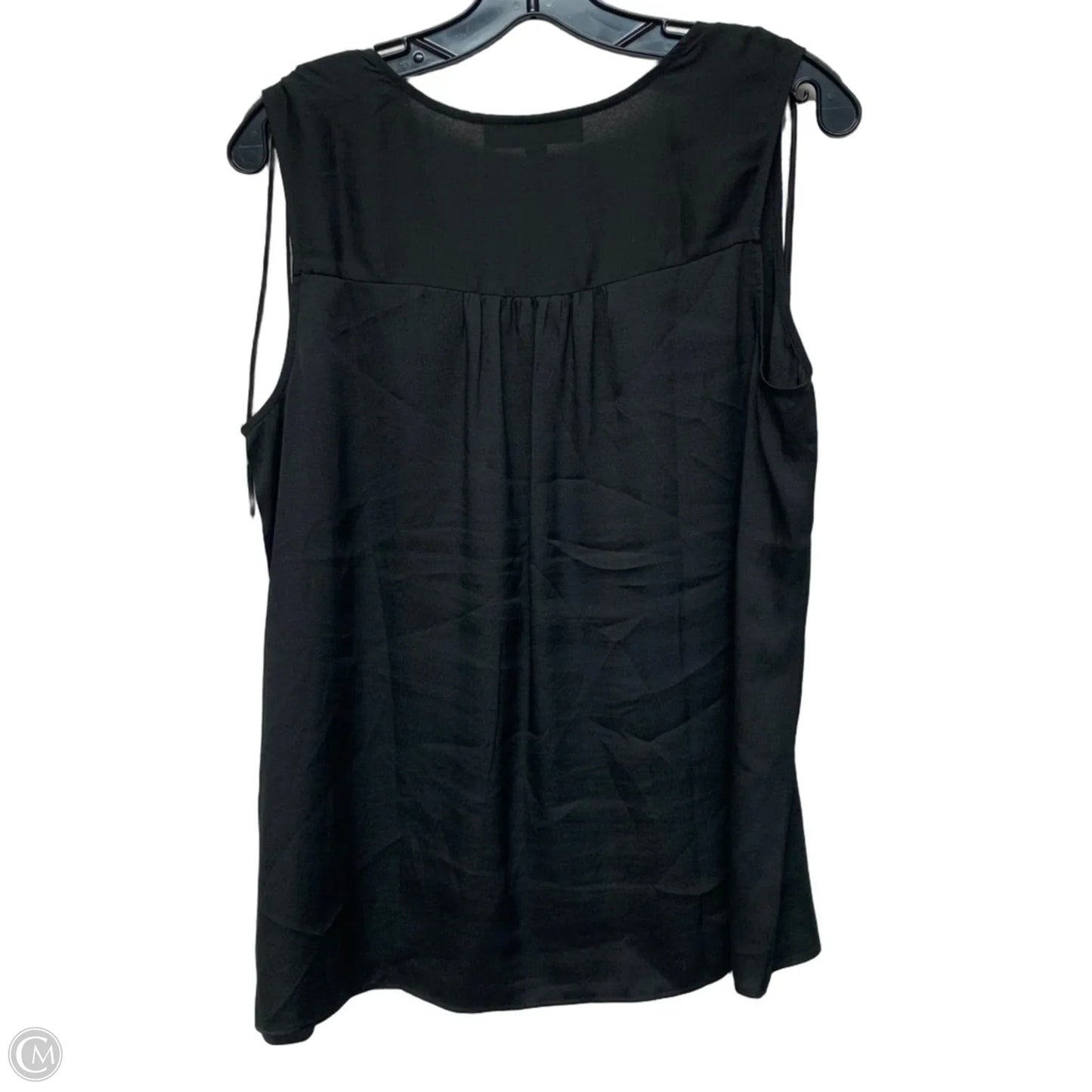 Top Sleeveless By Loft In Black, Size: M